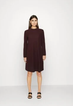 TOM TAILOR Denim Dress Cosy A Line - Jumper Dress - Bitter Chocolate Melange