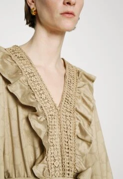 Bruuns Bazaar Cuckoo Freia Dress - Cocktail Dress / Party Dress - Sponge -Modern Classic Shoes Store 731489d1dda949ffa1222dce9e21551f