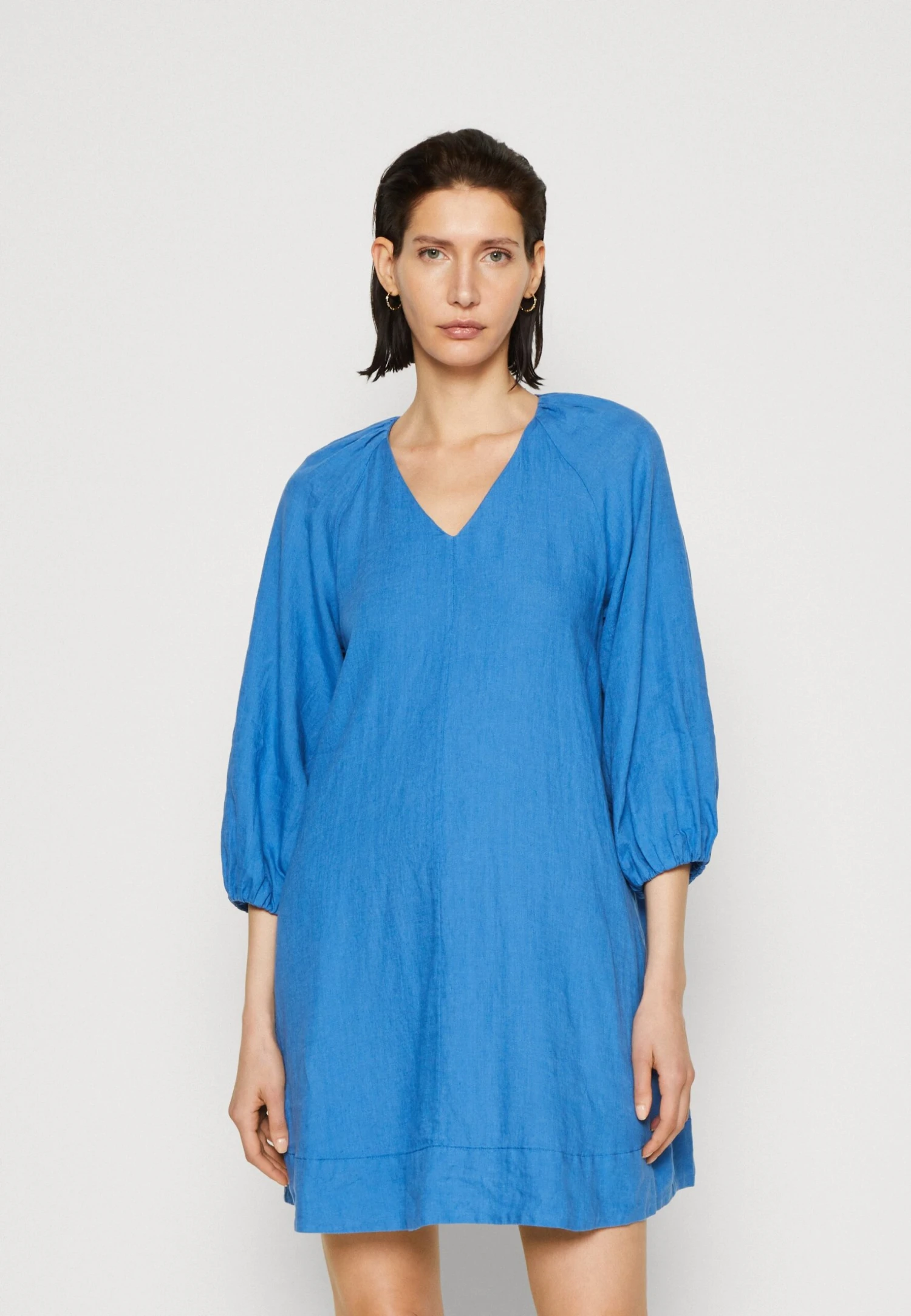 Marc O'Polo Dress Short Length A Line Feminine Neckline - Day Dress - Summer Sky 1 Marc O'Polo Dress Short Length A Line Feminine Neckline - Day Dress - Summer Sky