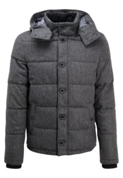 Pier One Winter Jacket - Grey Melange -Modern Classic Shoes Store 7454b54ee791466c972bb2db1401f09a