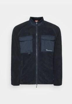 Raglan Teddy Zip- Fleece Jacket - Total Eclipse -Modern Classic Shoes Store 747c4c21dcaa4588a9cb7662d8616b24