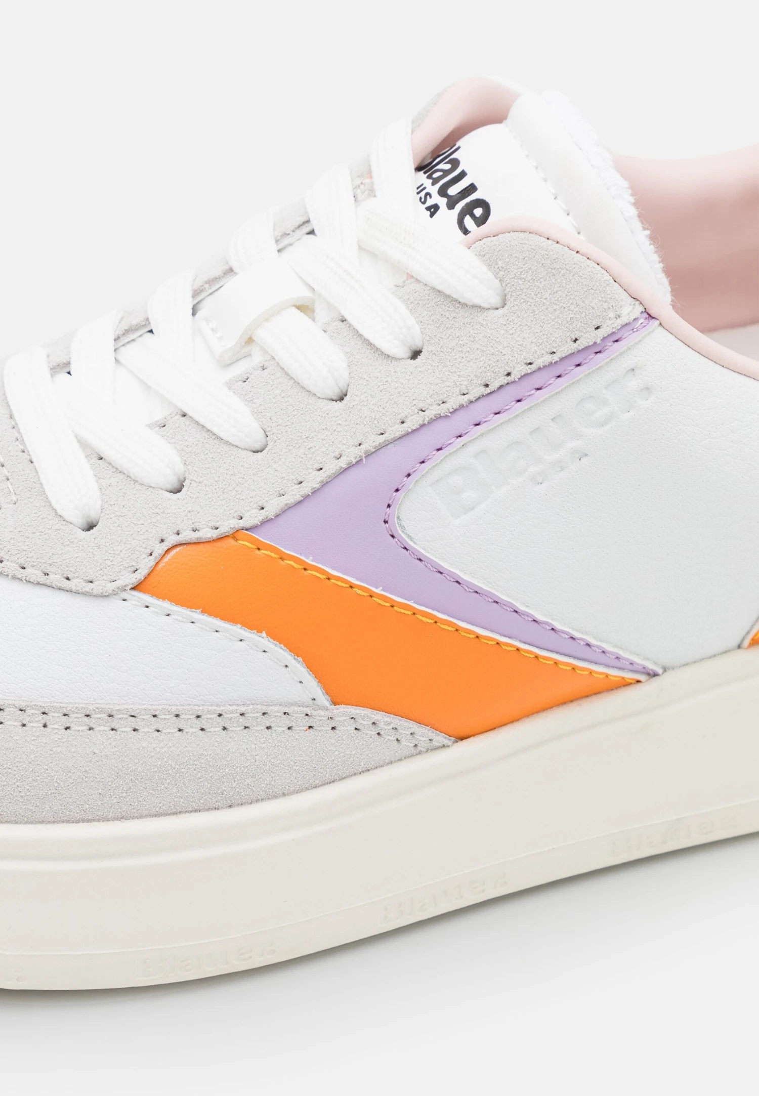 Blauer Blum - Trainers - White/Lilac/Orange 7 Blauer Blum - Trainers - White/Lilac/Orange - Image 7