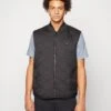 Calvin Klein Crinkle Onion Vest - Waistcoat - Black
