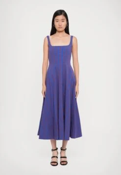 Staud WELLS DRESS - Day Dress - Lilac