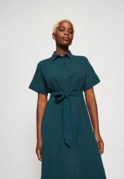 Monki Shirt Dress - Green -Modern Classic Shoes Store 76c697597424419eba20531af053deba