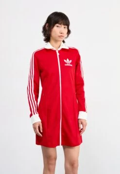 Adidas Originals TRACK DRESS - Day Dress - Better Scarlet/white