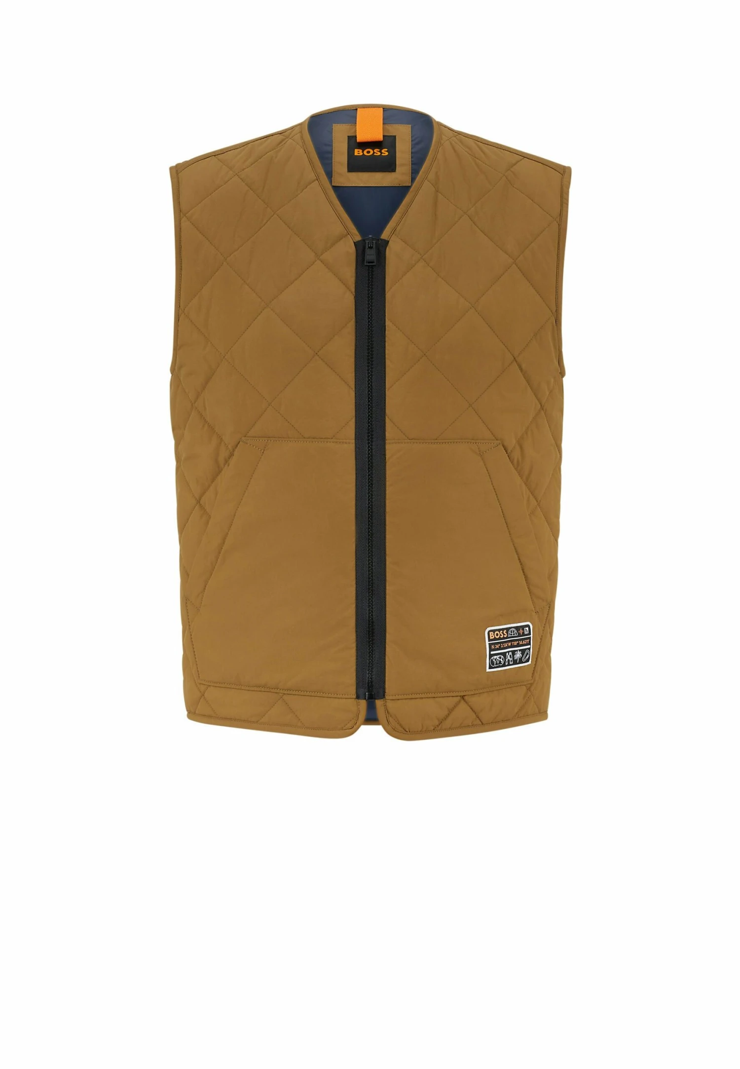 Boss Okella - Waistcoat - Open Beige 5 Boss Okella - Waistcoat - Open Beige - Image 5