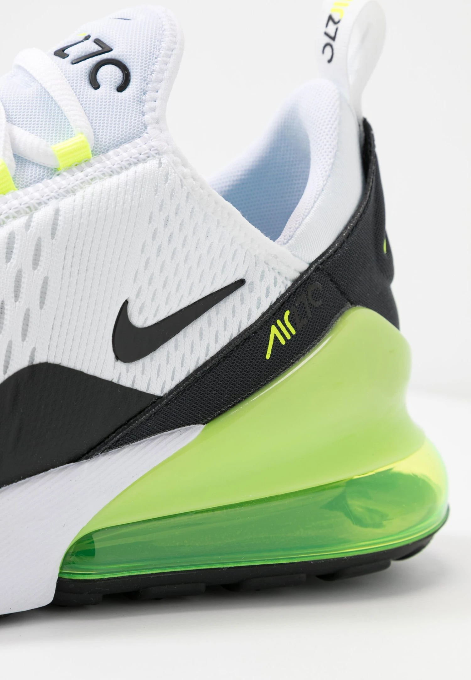 Nike Sportswear Air Max 270 Ess - Trainers - White/Black/Volt 6 Nike Sportswear Air Max 270 Ess - Trainers - White/Black/Volt - Image 6