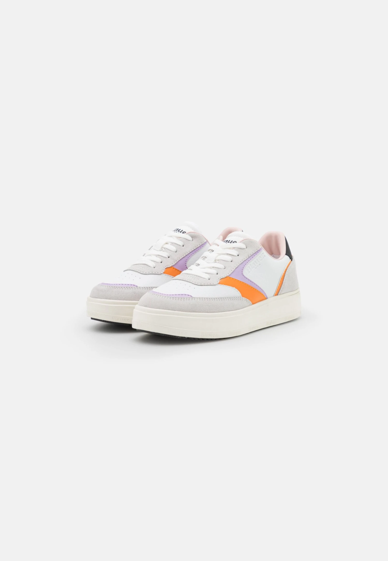 Blauer Blum - Trainers - White/Lilac/Orange 3 Blauer Blum - Trainers - White/Lilac/Orange - Image 3