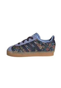 Adidas Originals GAZELLE LIBERTY LONDON COMFORT CLOSURE ELASTIC LACE KIDS - Trainers - Gum