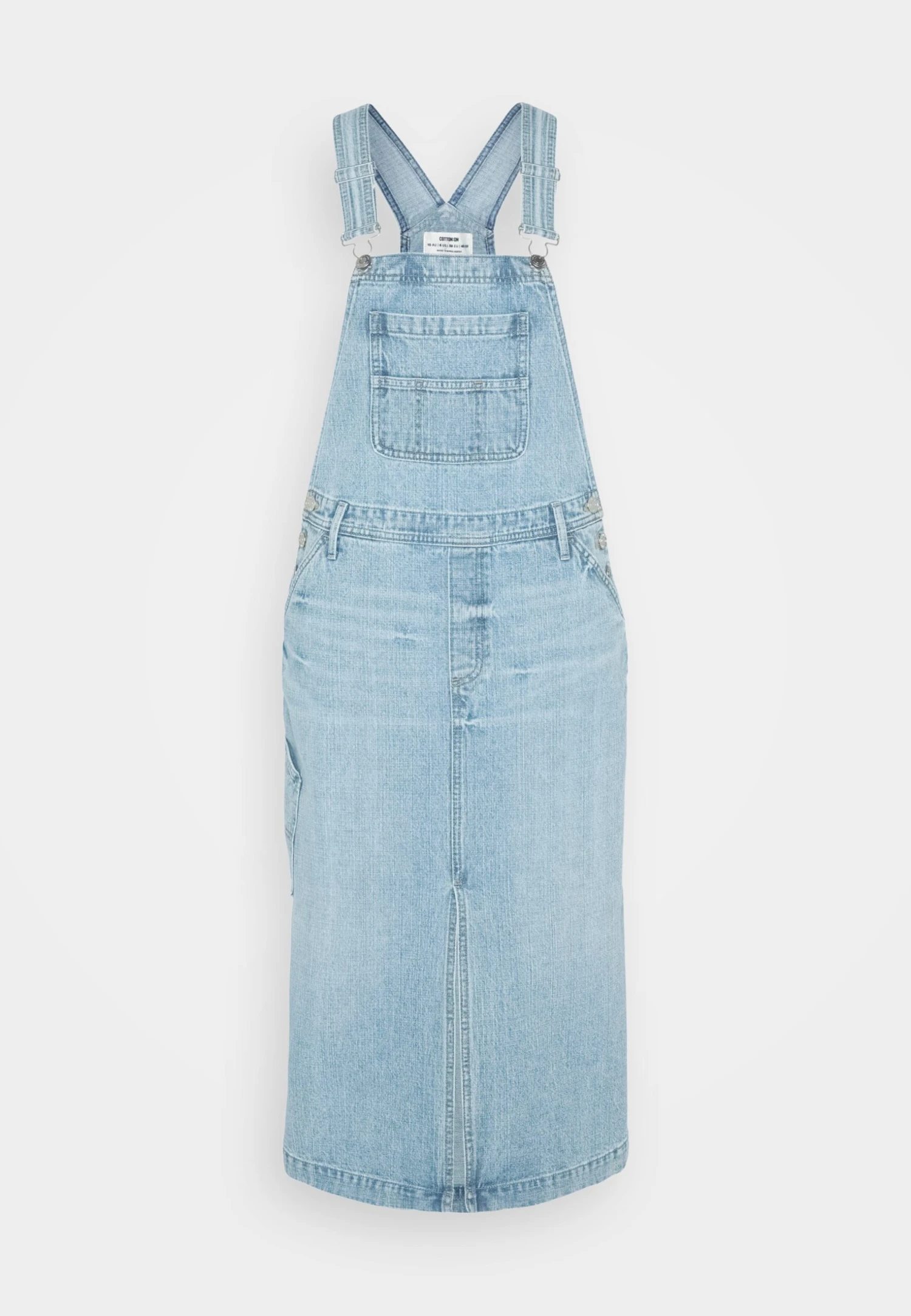 COTTON ON Pinafore Midi Dress - Denim Dress 5 COTTON ON Pinafore Midi Dress - Denim Dress - Image 5