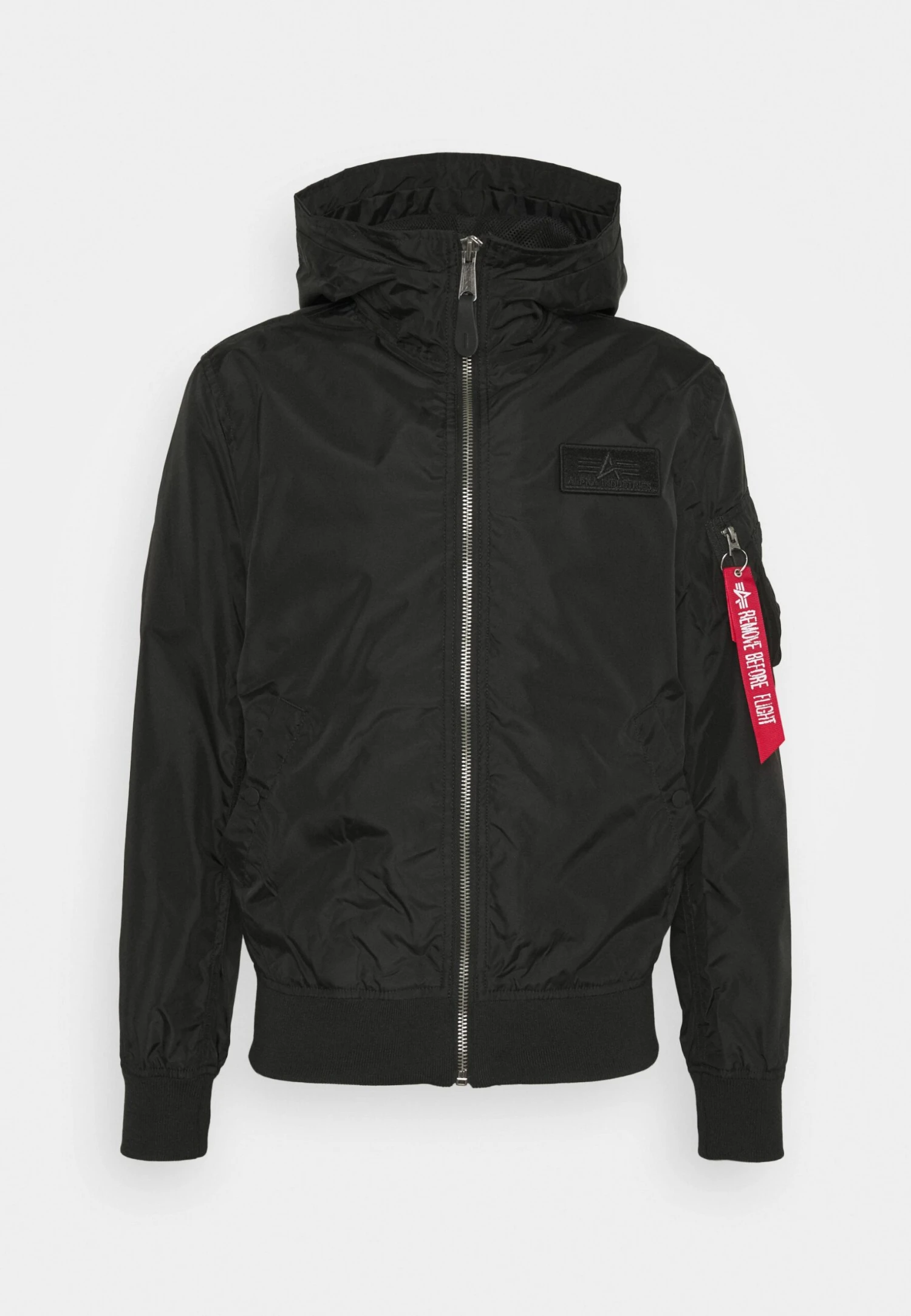 Alpha Industries Ma-1 Lw Hooded - Light Jacket - Black 1 Alpha Industries Ma-1 Lw Hooded - Light Jacket - Black