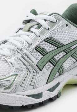 ASICS SportStyle Gel Kayano 14 Unisex - Trainers - White/Slate Grey -Modern Classic Shoes Store 7c247fe441c64680867705f9a8960f40