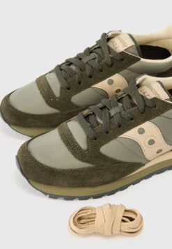 Saucony JAZZ UNISEX - Trainers - Green/sand 25 Saucony JAZZ UNISEX - Trainers - Green/sand -Modern Classic Shoes Store 7c25dac012d448be888fe587e4678bde