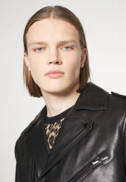 THE KOOPLES Blouson Cuir - Leather Jacket - Black -Modern Classic Shoes Store 7e005376398f42bfb222ece8c0b96440