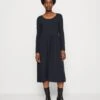 Marc O'Polo Dress - Jersey Dress - Deep Blue Sea