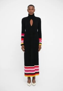 DIANE VON FURSTENBERG BEA SWEATER DRESS - Jumper Dress - Black Combo