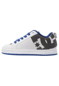 DC SHOES Court Graffik - Skate Shoes - White/Blue/Grey