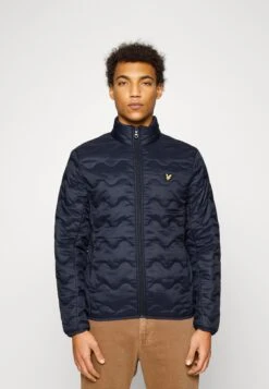 Lyle & Scott Crest Quilted Jacket - Light Jacket - Dark Navy