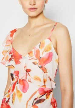 Forever New Charlie Ruffle Midi - Cocktail Dress / Party Dress - Multicoloured -Modern Classic Shoes Store 8226fbfc6178454aa9c961c586d08b7c