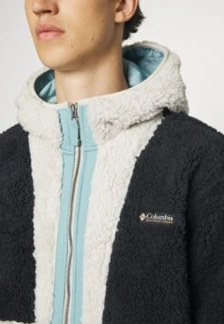 Columbia Backbowl Hoodie - Fleece Jacket - Black/Dark Stone -Modern Classic Shoes Store 822e3d58fc764b3fba92ea351e801d98