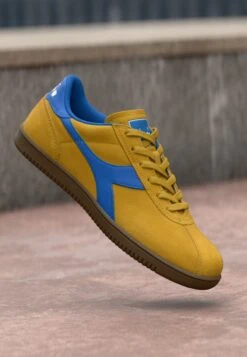 Diadora TOKYO UNISEX - Trainers - Golden-coloured Spice/directoire Blue