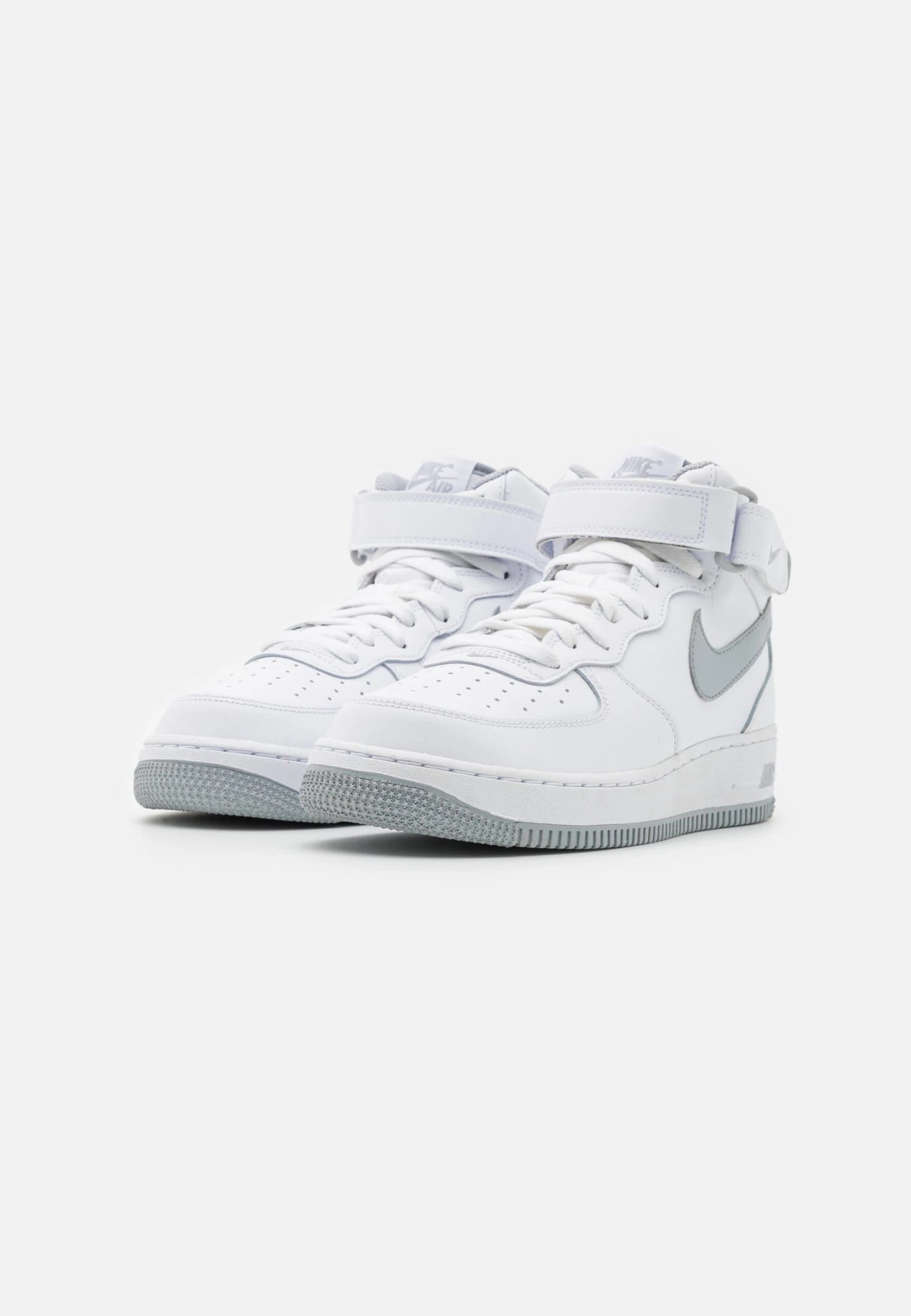 Nike Sportswear Air Force 1 Mid '07 - High-Top Trainers - White/Wolf Grey 2 Nike Sportswear Air Force 1 Mid '07 - High-Top Trainers - White/Wolf Grey - Image 2