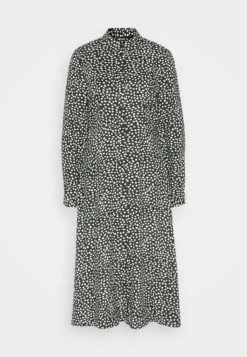 Pieces Pcnova Midi Dress - Shirt Dress - Black/Cloud Dancer 10 Pieces Pcnova Midi Dress - Shirt Dress - Black/Cloud Dancer -Modern Classic Shoes Store 86970e8e184a42fead48115307961538