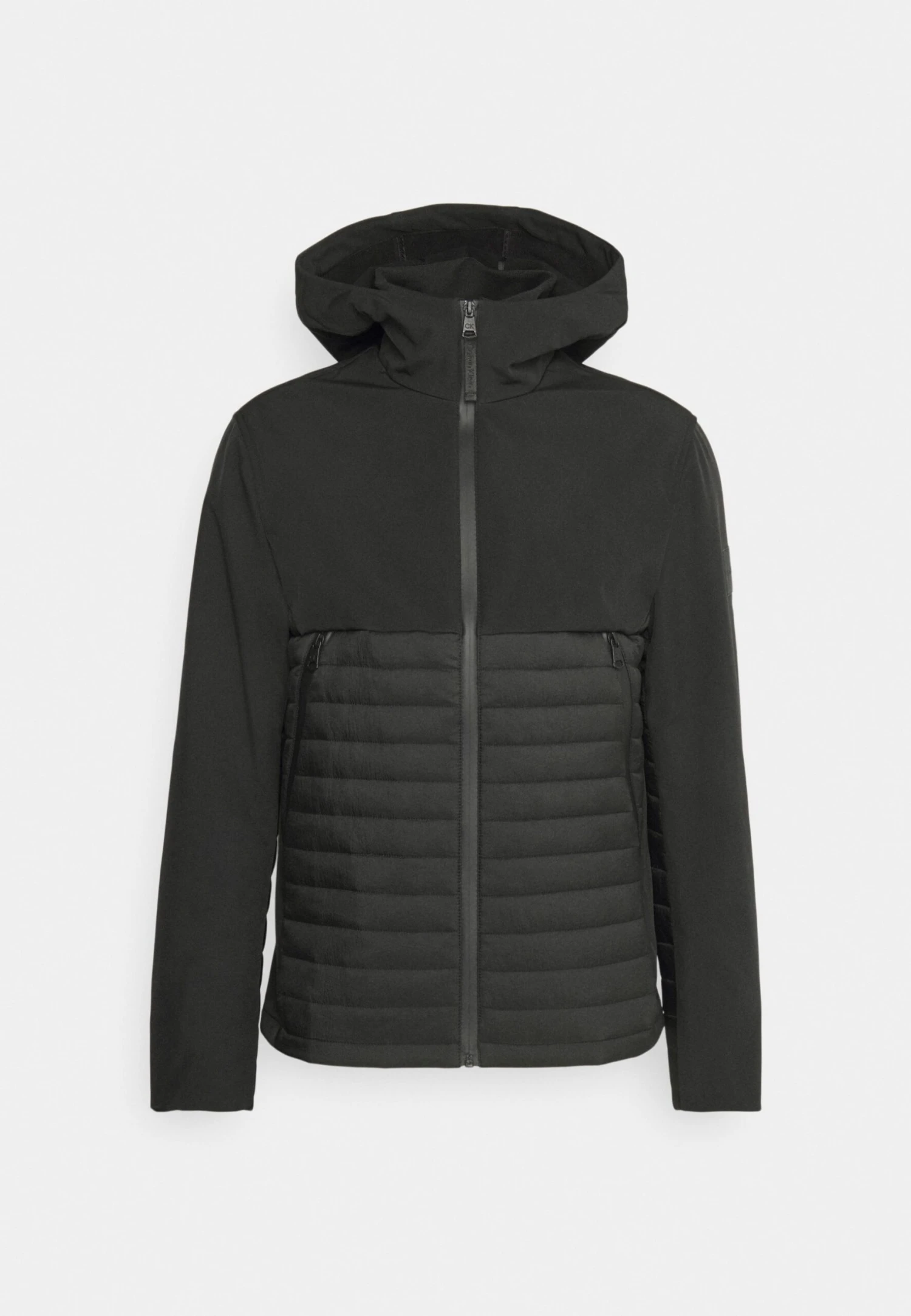 Calvin Klein Quilted Mix Media Jacket Hood - Outdoor Jacket - Black 5 Calvin Klein Quilted Mix Media Jacket Hood - Outdoor Jacket - Black - Image 5