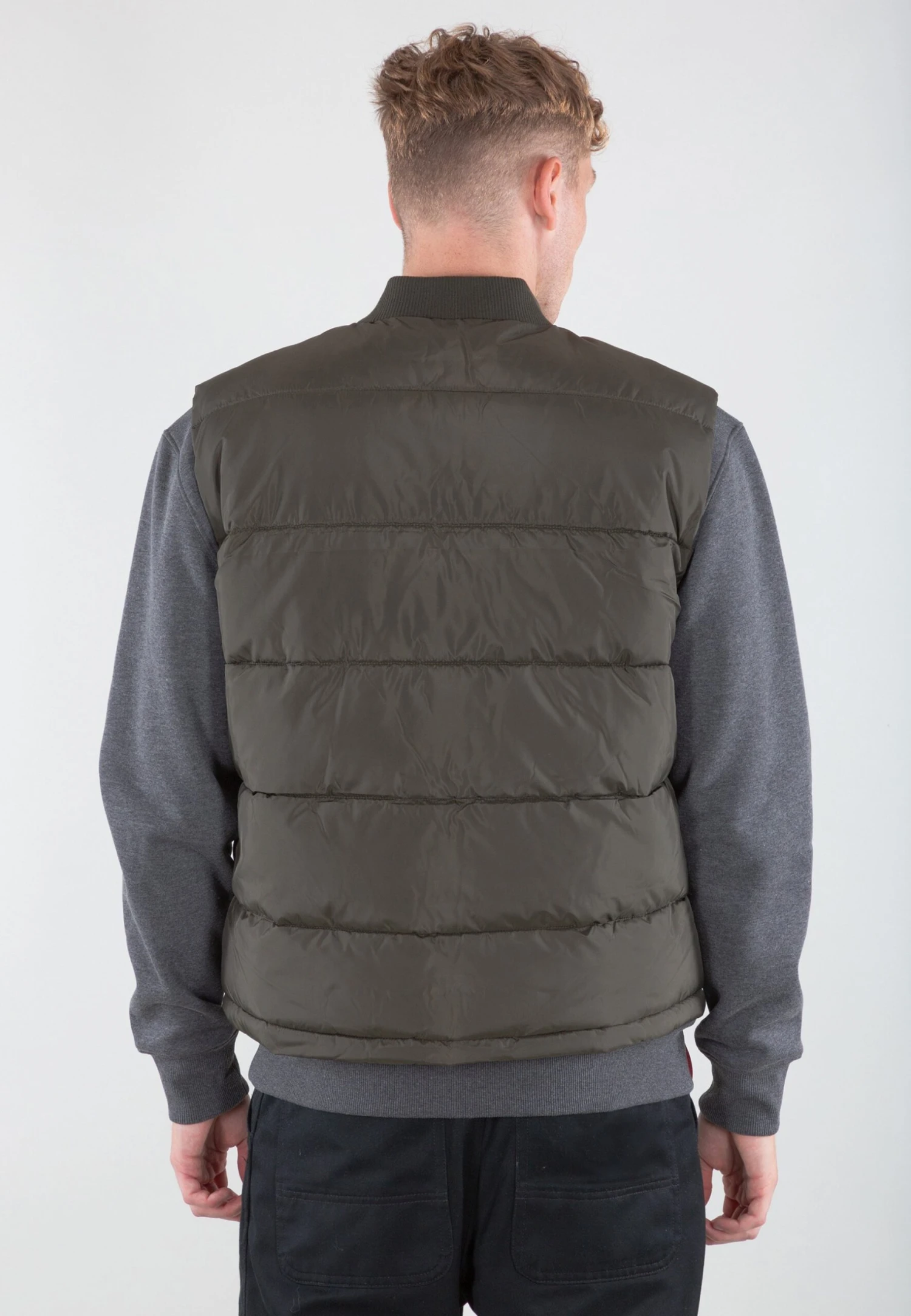 Alpha Industries Lw - Waistcoat - Dark Olive 3 Alpha Industries Lw - Waistcoat - Dark Olive - Image 3