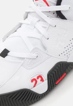 Jordan Stay Loyal 2 - High-Top Trainers - White/Black/Universal Red -Modern Classic Shoes Store 88616c4fe933481bbd1dac4b508e59d9