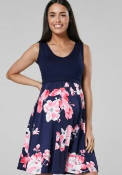 Happy Mama Summer- Jersey Dress - Multi Coloured