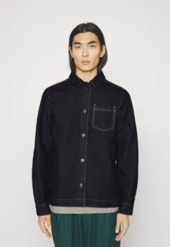 Les Deux Layton Hybrid - Denim Jacket - Raw Denim