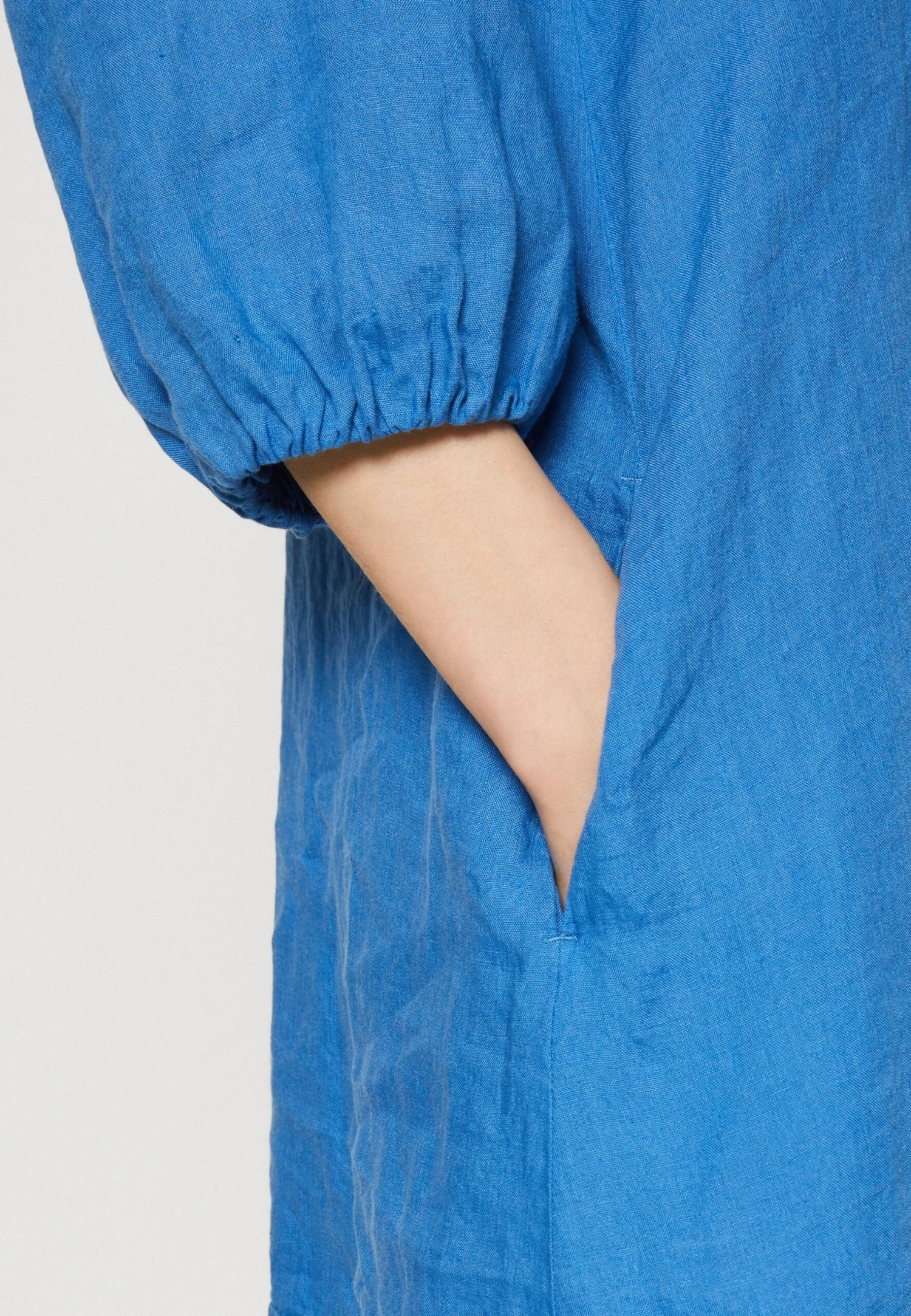 Marc O'Polo Dress Short Length A Line Feminine Neckline - Day Dress - Summer Sky 6 Marc O'Polo Dress Short Length A Line Feminine Neckline - Day Dress - Summer Sky - Image 6