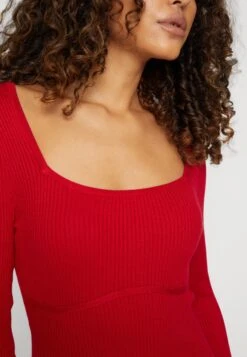 Hollister Co. Underbust Seam Sweater Dress - Shift Dress - Red -Modern Classic Shoes Store 8a8afd52f911463f970728ba7a75abcf