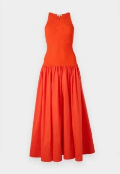 Staud YAMILA DRESS - Maxi Dress - White -Modern Classic Shoes Store 8aa191ac5b8b47cc89d9b96dd6c65e1f