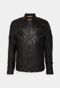 Boss Jonata - Leather Jacket - Black One -Modern Classic Shoes Store 8b1349331af14234ace10427c97a94a9