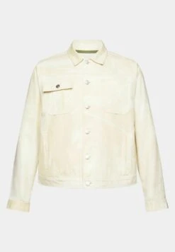ESPRIT Gemusterte Trucker - Denim Jacket - Beige -Modern Classic Shoes Store 8b6650392bf240bbbc4f8c5500301f83