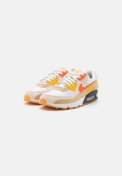 Nike Sportswear Air Max 90 - Trainers - Summit White/Safety Orange/Sesame 9 Nike Sportswear Air Max 90 - Trainers - Summit White/Safety Orange/Sesame -Modern Classic Shoes Store 8d6807b96d31410a91c5aef972ba46e8