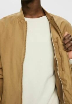 ESPRIT Outdoor- Bomber Jacket - Camel -Modern Classic Shoes Store 8d8c6488cdc14acaa11bf1efad688144