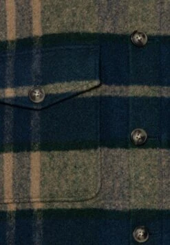 Selected Homme Slhwalter Overshirt - Summer Jacket - Trekking Green/Sand/Blue -Modern Classic Shoes Store 902f9de566fe43e4bed0afcbae50aa4d