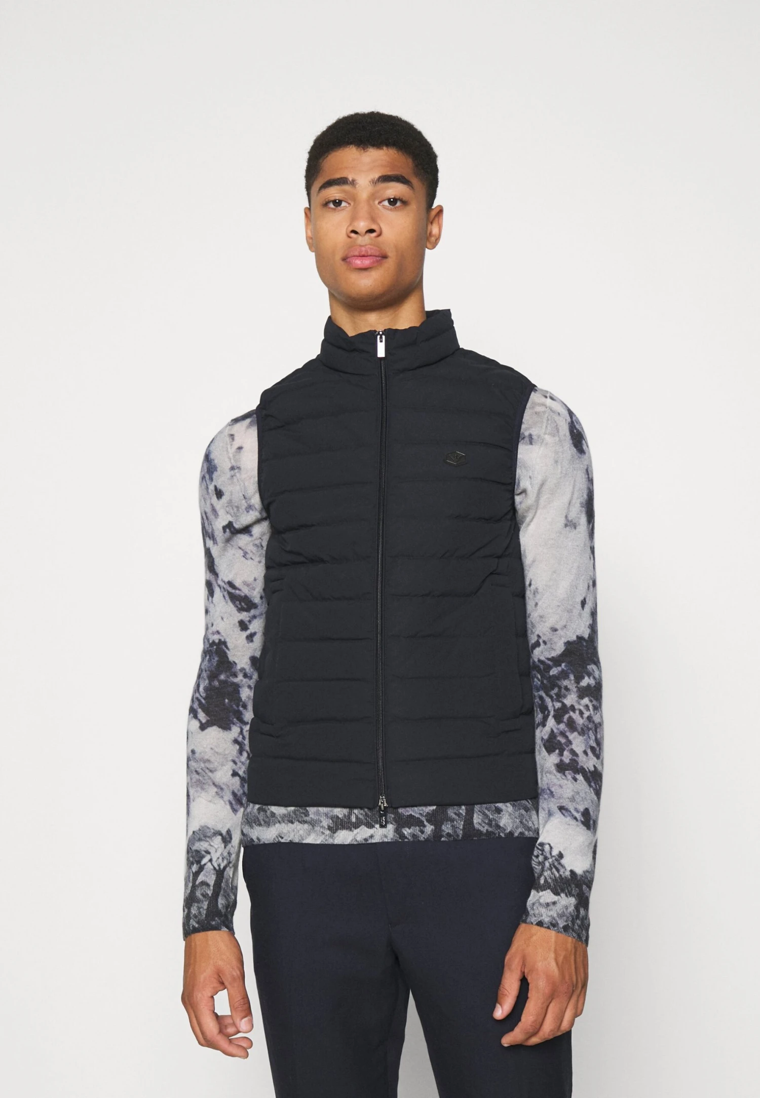 Emporio Armani Waistcoat - Waistcoat - Blu Navy 1 Emporio Armani Waistcoat - Waistcoat - Blu Navy