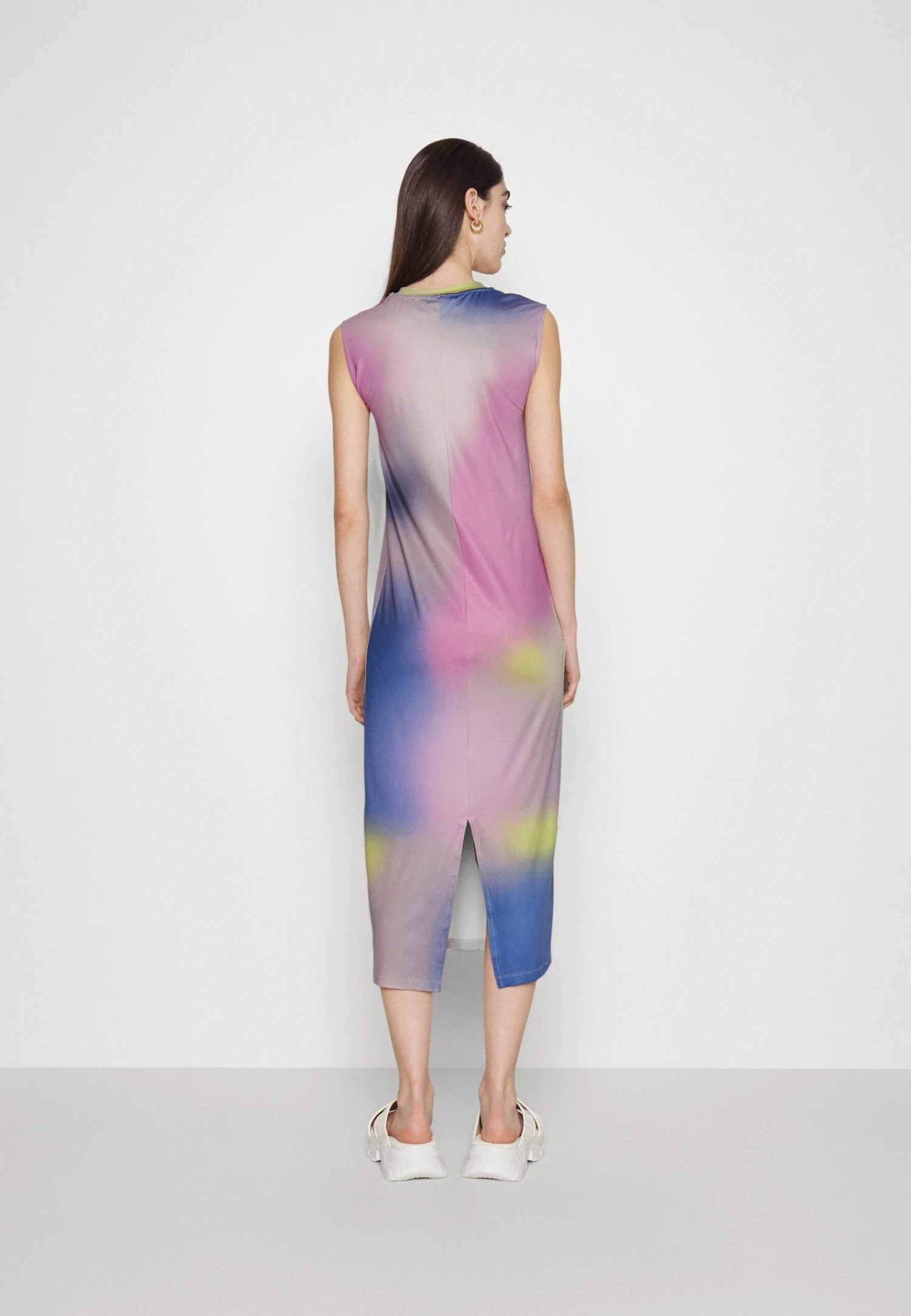 Blanche Comfy Sleeveless Dress - Jersey Dress - Multicolored 3 Blanche Comfy Sleeveless Dress - Jersey Dress - Multicolored - Image 3