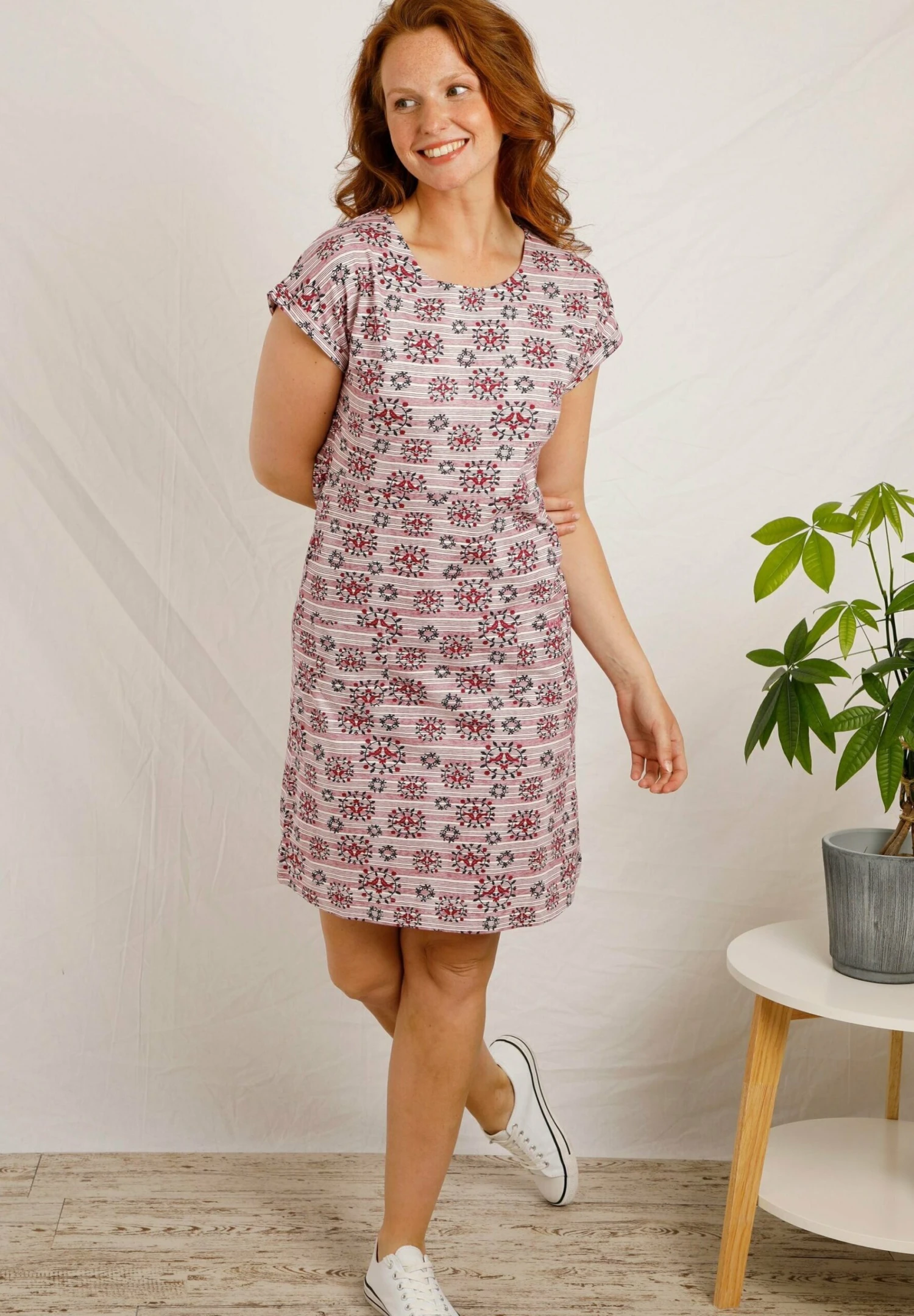 Tallahassee - Jersey Dress - Berry 2 Tallahassee - Jersey Dress - Berry - Image 2