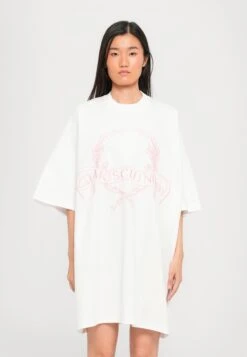 MOSCHINO INTERLOCK DRESS - Jersey Dress - White