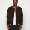 BRAVE SOUL Edanbrown - Bomber Jacket - Brown/Black