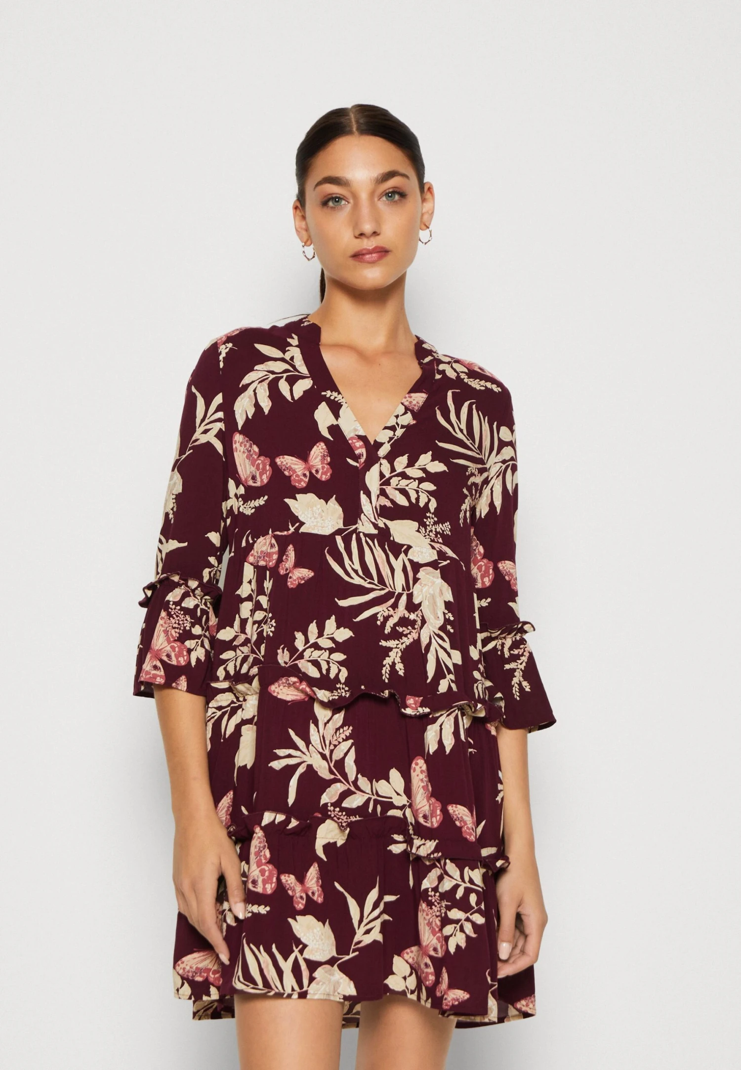 Vero Moda Vmeasy Short Dress- Day Dress - Winetasting 1 Vero Moda Vmeasy Short Dress- Day Dress - Winetasting