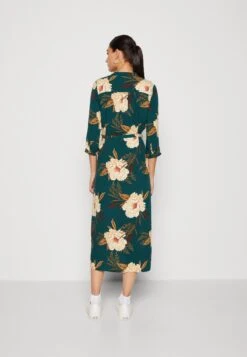Vero Moda Vmeasy 3/4 Long Shirt Dress - Shirt Dress - Ponderosa Pine/Camille -Modern Classic Shoes Store 94520b9cc8b049de9e1fdf30993bfdd3