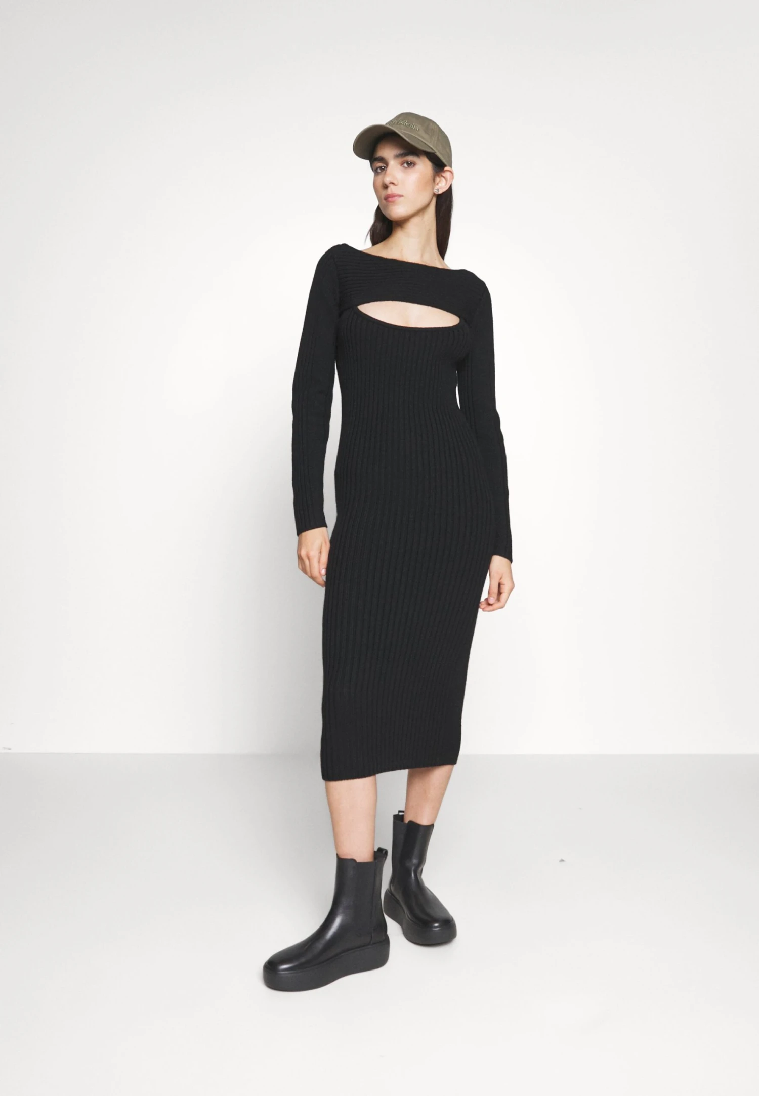 Calvin Klein Layered Dress - Jumper Dress - Black 2 Calvin Klein Layered Dress - Jumper Dress - Black - Image 2