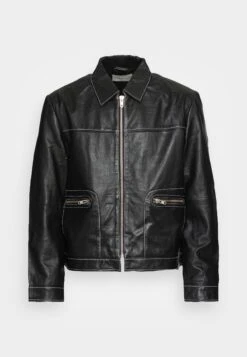 Gibbs - Leather Jacket - Black